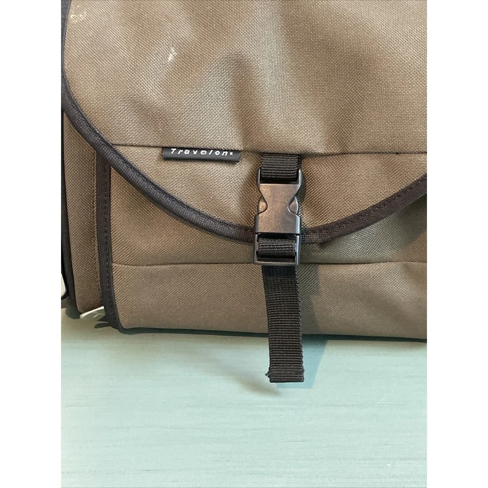 Travelon Toiletry Makeup Cosmetics Bag Kit Hanging Travel Fold Organizer